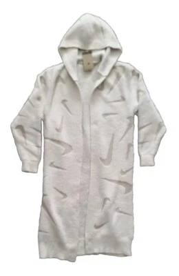 中号耐克运动服 Phoenix Cozy Bouclé 女式宽松长款针织开衫 — 第 1/4 张图片