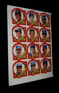 TARA TOYS DRUCKER TEST PROOF NEW YORK YANKEES & METS Gooden HENDERSON Hernandez - Bild 1 von 1