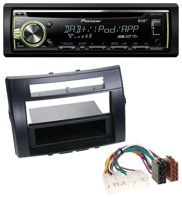 Pioneer DAB USB MP3 AUX CD Autoradio für Toyota Corolla Verso 04-09 schwarz - Bild 1 von 4
