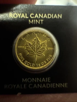 MapleGram SINGLE, 1 Gram .9999 Pure Gold in Assay - Image 1 of 2