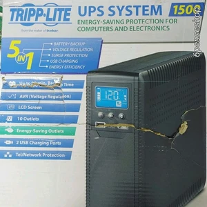 UGLYBOX Tripp Lite ECO1500LCD 1440VA 900W UPS Eco Green Battery Back Up AVR 120V - Picture 1 of 9