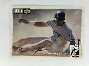 1994 Upper Deck Collector's Choice Silver Signature Lance Johnson #150 - Picture 1 of 2