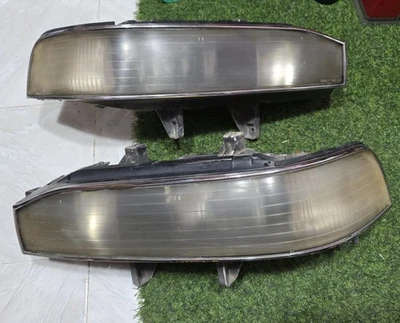 Honda Accord SM4 CB3-CB7 1990-1991 JDM One-Piece Chrome Trim Headlight - Image 1 of 4