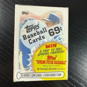 1988 Topps 28 Pack Baseball Cards Seattle Mariners Spring Fever Bubble Gum - Picture 1 of 11