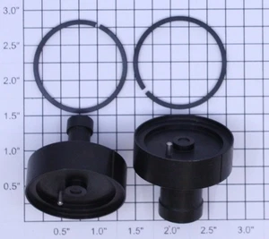 American Flyer STX500-15 O Gauge Zephyr and Steam Wheel Cups (Set of 2) - Picture 1 of 2