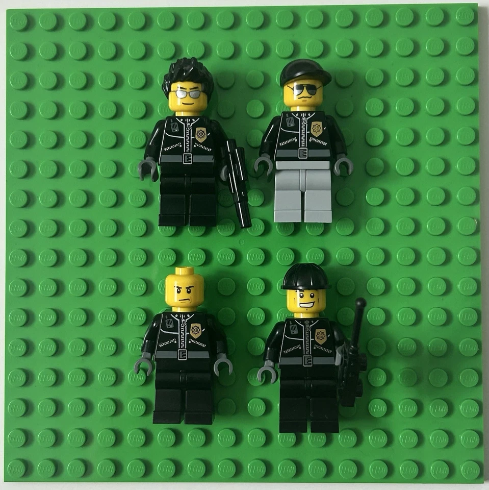 Genuine LEGO SWAT Police Minifigure Bundle – 4 (Security Squad / Tactical Team) - Image 1 of 1