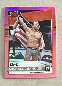 2021 Panini Chronicles UFC Donruss Optic Michael Chandler Pink Rated Rookie - Picture 1 of 2