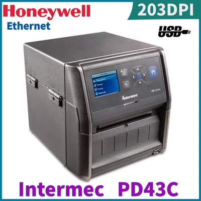 Honeywell PD43C 203DPI industrial USB Network Port Thermal Printer W/ Screen - Image 1 of 3