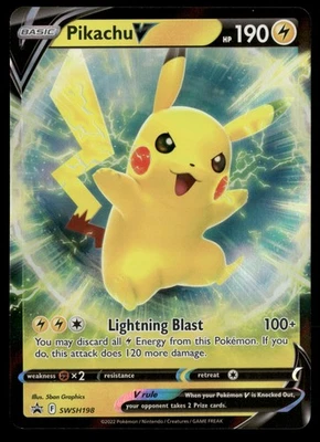 Pikachu V - SWSH: Sword & Shield Promo Cards SWSH198 Pokemon TCG - Image 1 of 2