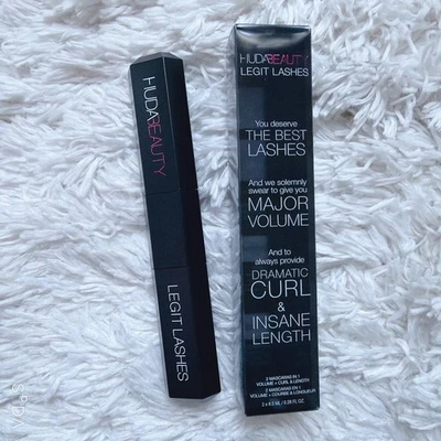 NIB HUDA BEAUTY | Legit Lashes in Very Vanta Black 0.28 fl Oz - Image 1 of 3