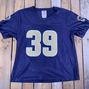 Los Angeles Rams Football #39 Jackson Womens Jersey Size L Blue - Picture 1 of 6