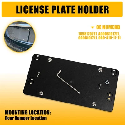 License Rear Plate Bracket for GL-Class MERCEDES-BENZ SL-Class ML-Class V-Class - Image 1 of 4