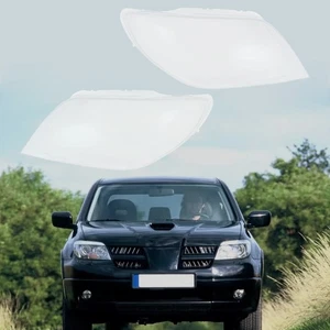 Left & Right Headlight Clear Lens Covers for 03-06 Mitsubishi Outlander - Foto 1 di 17