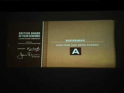 SUPERMAN THE MOVIE (1978) - 35mm SCOPE FEATURE FILM - REEVE - HACKMAN - BRANDO - image 1 of 4