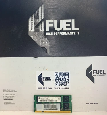 Infineon  1GB DDR2 SODIMM ram memory module 5300 -    HYS64T128021HDL-3S-B - Image 1 of 3