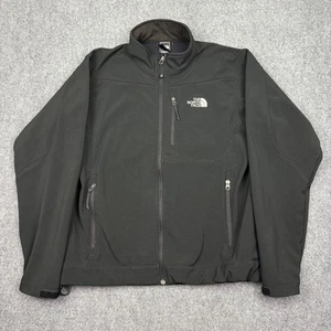 The North Face Jacket Apex Bionic Jacket Mens Sz M SoftShell Fleece Lined Black - Picture 1 of 9