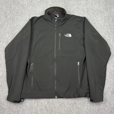 The North Face Jacket Apex Bionic Jacket Mens Sz M SoftShell Fleece Lined Black - Image 1 of 4