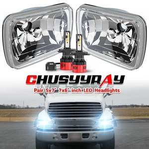 fit Sterling Commercial Truck LT9500 DOT 5X7" 7x6" LED Headlight DRL Sealed Beam - Picture 1 of 15