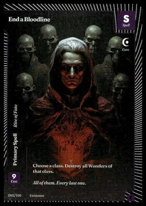 Wonders of the First Existence #092/401 End a Bloodline Epic Rare Classic Foil - Picture 1 of 2