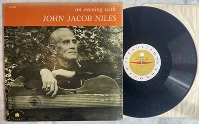 John Jacob Niles An Evening With John Jacob Niles Vinyl Record Album LP NM EX - Image 1 of 4