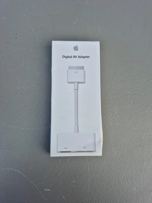 New in Box Apple MD098ZM/A 30 Pin Digital AV Adapter - White - Image 1 of 3