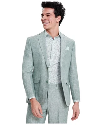 Abrigo Blazer Deportivo Bar Iii Para Hombres Calce Ajustado 38 S Verde Claro Sólido Foto 1 de 2