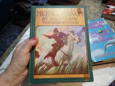 Michael Strogoff by Jules Verne - 1927 N.C. Wyeth Illustrated Edition hardcover - Image 1 of 4
