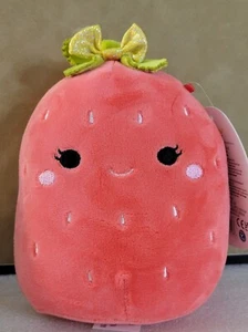 Squishmallows Kellytoy Fruit & Veggie Squad Scarlet the Strawberry 2022 5" NWT - Picture 1 of 2