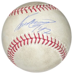 IVAN NOVA SIGNED YANKEE STADIUM GAME USED BALL NY vs TORONTO BLUE JAYS STEINER - Picture 1 of 4