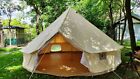 6M Cotton Canvas Bell Tent Waterproof Hunting Camping Yurt Tent Outdoor 4 Season