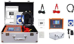 Probador de conductividad de puesta a tierra Transformador Probador de resistencia de CC 10.0uΩ-50.00KΩ - Imagen 1 de 9