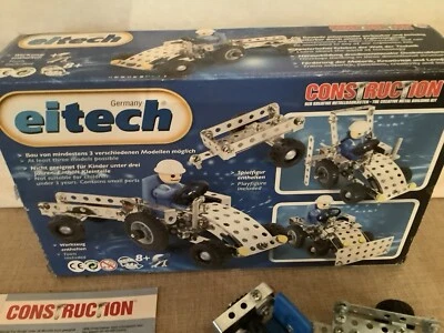 EiTech Construction Car & Trailer Building set with box and instruction booklet - Image 1 of 4
