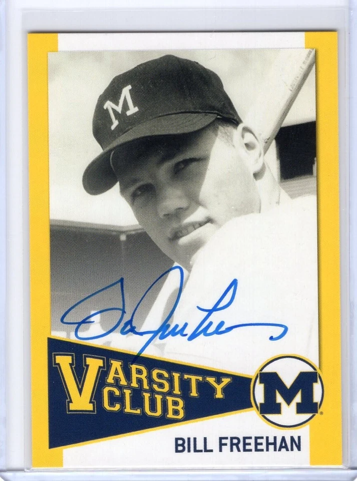 Bill Freehan Michigan Wolverines TK Legacy Varsity Club Autograph VCB1 - Image 1 of 1
