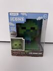 Minecraft Paladone Icons Zombie Light 1 Piece Lamp Character Figure 004. New