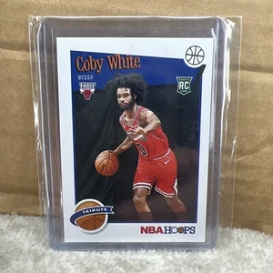 2019-20 NBA Hoops Tribute Coby White Rookie Chicago Bulls #295 - Picture 1 of 12