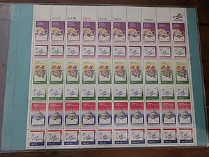 Vintage USA 15 Cent Stamps Full Sheet. 1980 - Picture 1 of 1