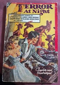 Terror at Night Vintage Horror Avon 1st 1947 Lovecraft Lord Dunsany Bram Stoker - Bild 1 von 6