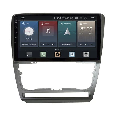 Para Skoda Octavia II 2 10,1" Pantalla Táctil Android Radio de Coche GPS USB - Imagen 1 de 4