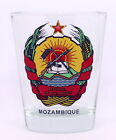 MOZAMBIQUE COAT OF ARMS SHOT GLASS SHOTGLASS