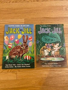 Lot of 2 Jack and Jill Magazines April 1971 1972 Walt Disney World Article Cute - Picture 1 of 14