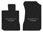 Lloyd Luxe Front Mats For '11-16 Challenger W/Black On Silver Challenger Srt