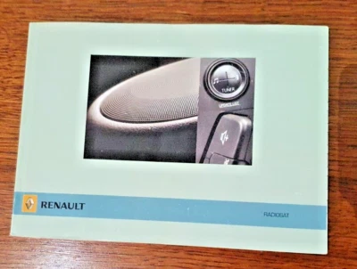 Libretto libro manuale renault radiosat brochure utente service book radio 2006 - Immagine 1 di 2
