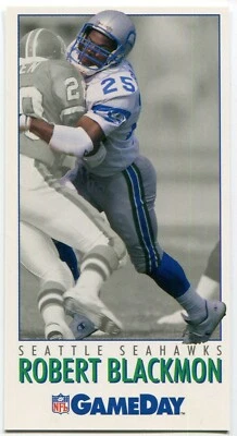 1992 GameDay #90 Robert Blackmon Seattle Seahawks - Image 1 of 2