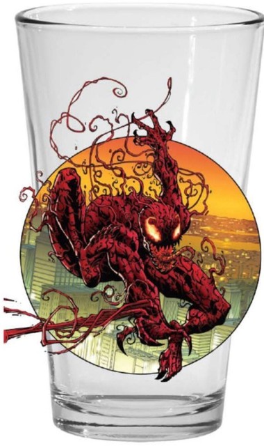 Marvel Deadpool Chimichangas Rainbow Pint Glass 16 oz