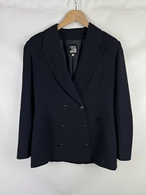 State Of Claude Montana Vintage Damas Doble Pecho Blazer Chaqueta Talla 8 / 42 - Imagen 1 de 4