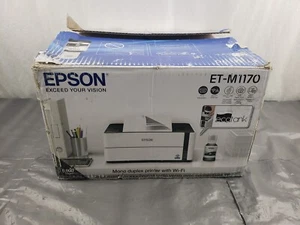 EPSON EcoTank ET-M1170 Wireless Monochrome Office Mobile Duplex Printer 50% - Picture 1 of 7