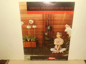 Vintage Simpson Redwood Co. ARCATA CA 1960 Verkaufsbroschüre & Architektenführer MCM - Bild 1 von 18
