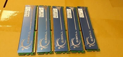 LOT O 5 G.SKILL RAM - DDR3 - 2GB - 1333MHz -CL 8-8-8-21 (F3-10666CL8D-4GBHK) - Image 1 of 2