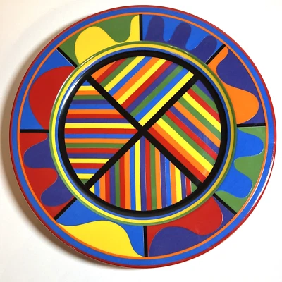 Sol LeWitt, без названия, керамическая художественная настенная пластина 439/500 с подписью, абстрактный цвет - Изображение 1 из 4