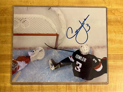 CAM FOWLER 签名 8 x 10 照片 - 美国队 - 含真品证明 — 第 1/2 张图片